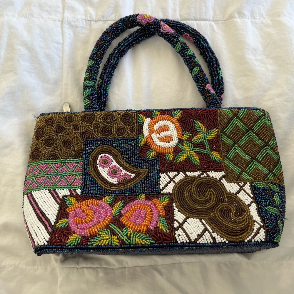 Colorful Beaded Women's Bag BRAND NEW